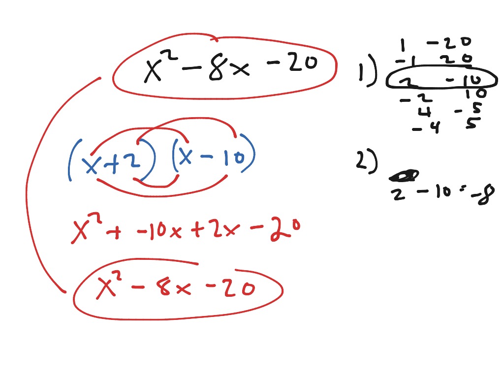 Factoring Polynomials 1 | Math, Algebra, Quadratic Equations, Factoring ...