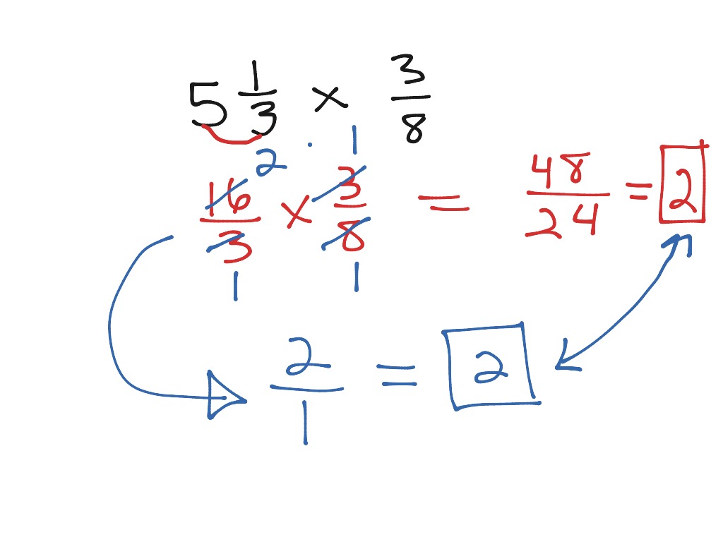 Multiplying Fractions | Math, Arithmetic, Fractions, Multiplying and ...