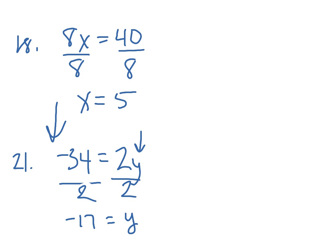 Lesson 3.1 Video Answer Key | Math | ShowMe