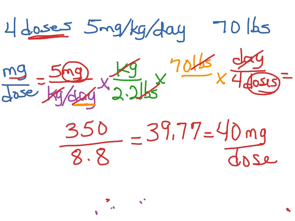 Dimensional Analysis Math Showme