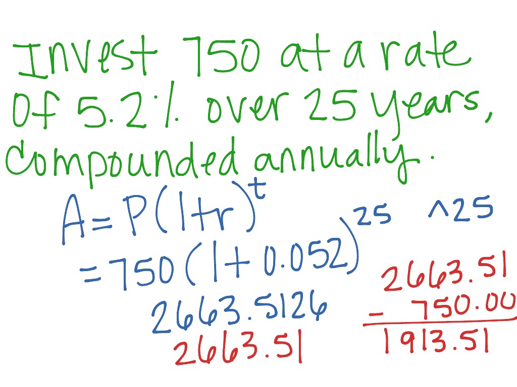 Compound Interest | Math | ShowMe