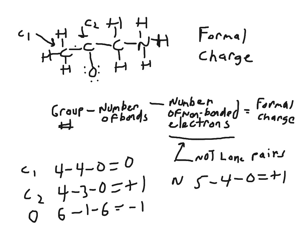 calculating formal charge co