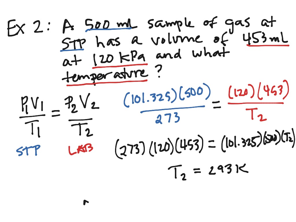 The Combined Gas Law slidesharetrick