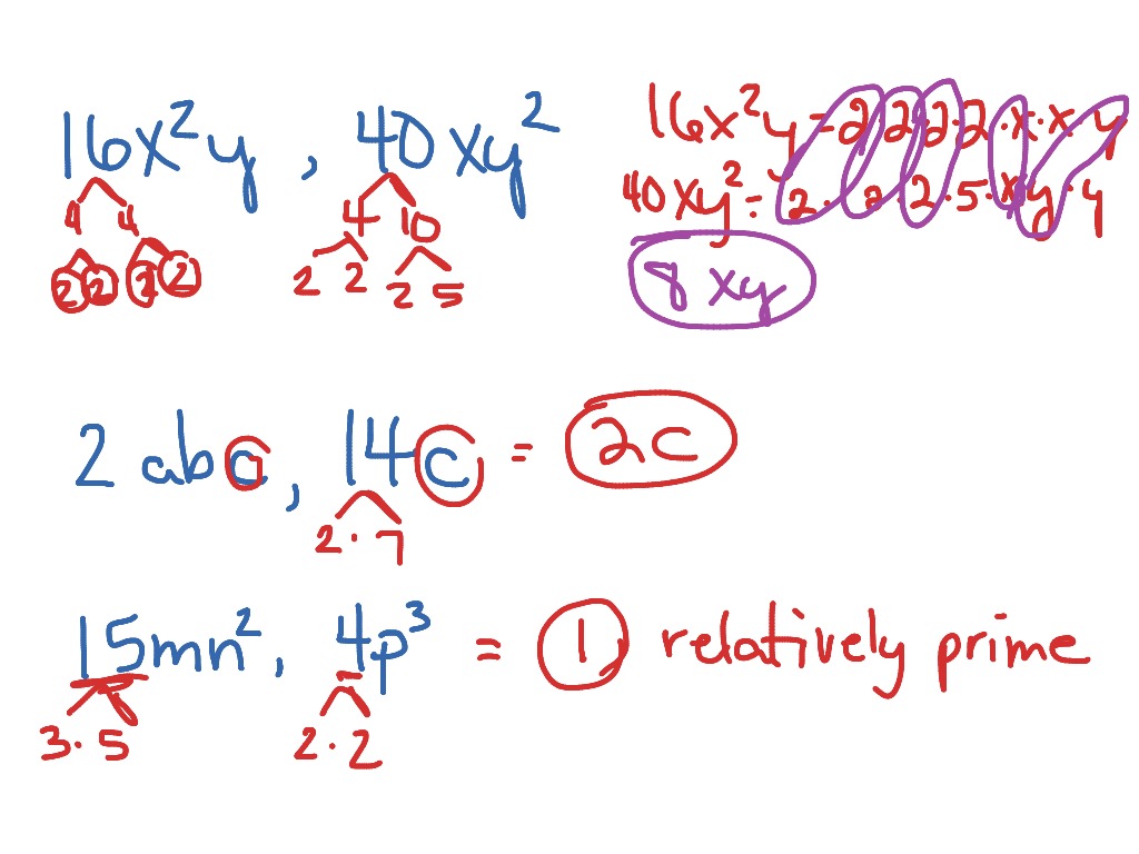 how-to-find-gcf-and-lcm-of-monomials