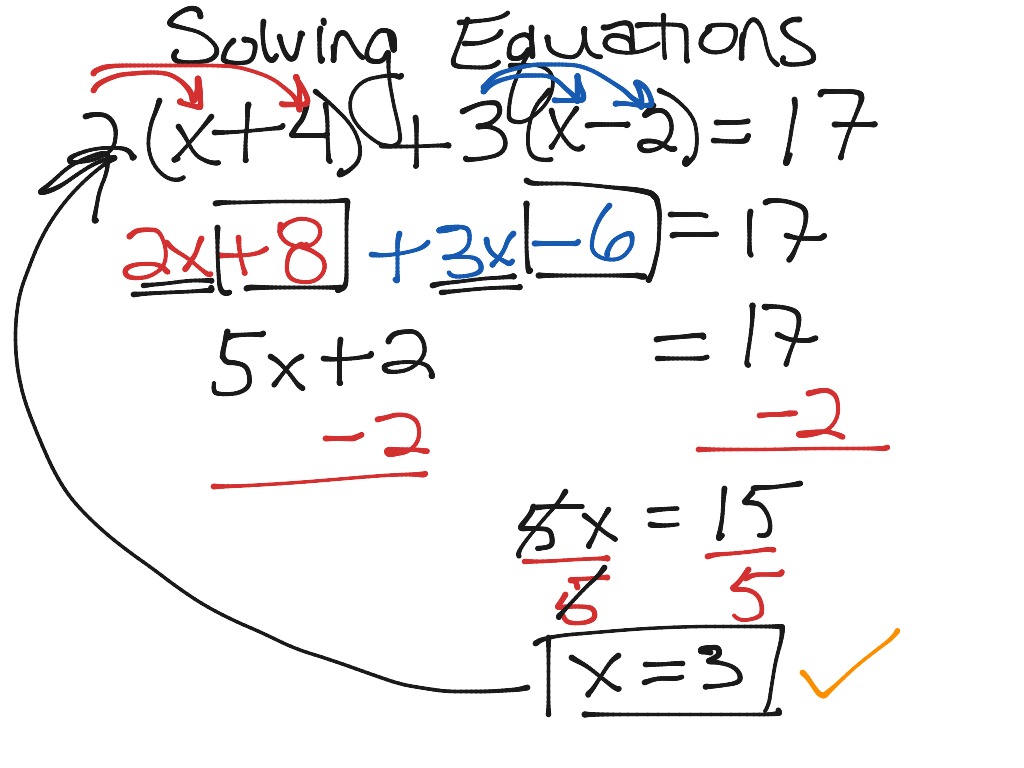 how do you do division and the distributive property