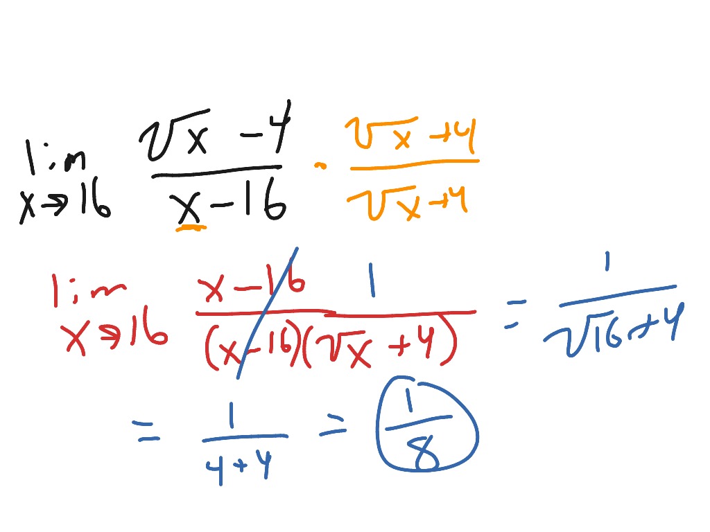 Limit with square root | Math | ShowMe