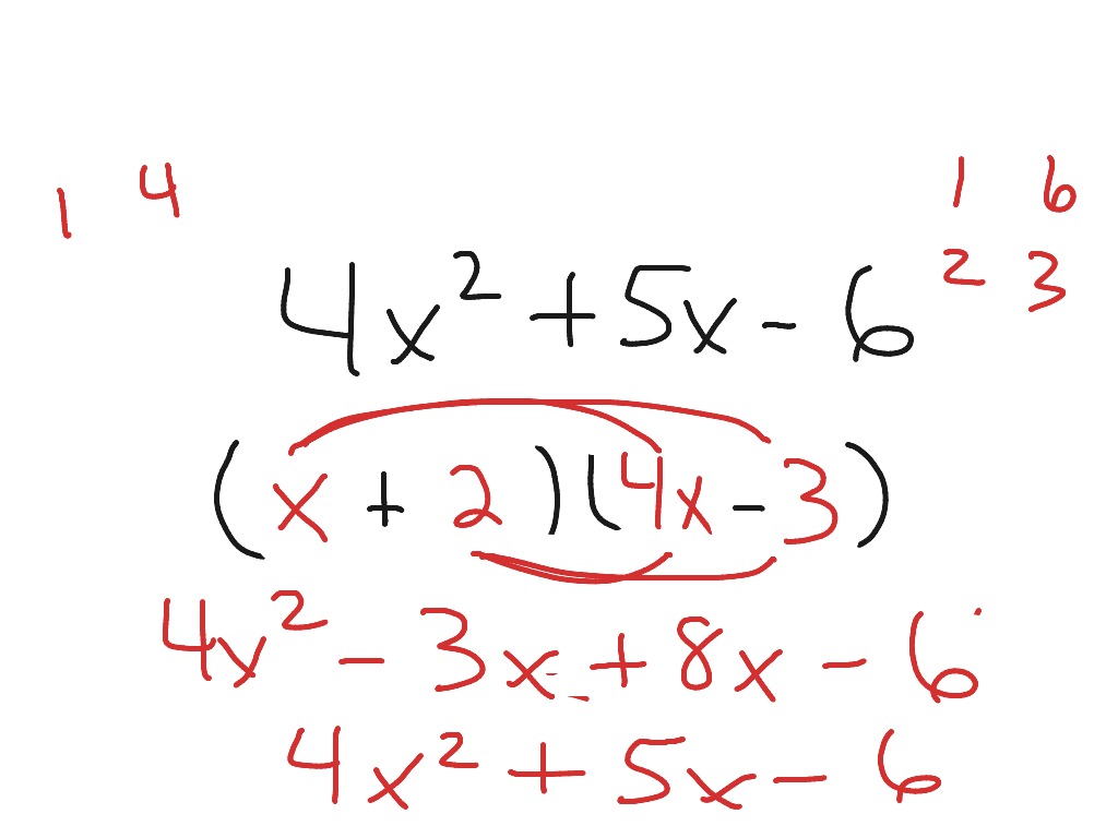 Factoring Example 2 | Math | ShowMe