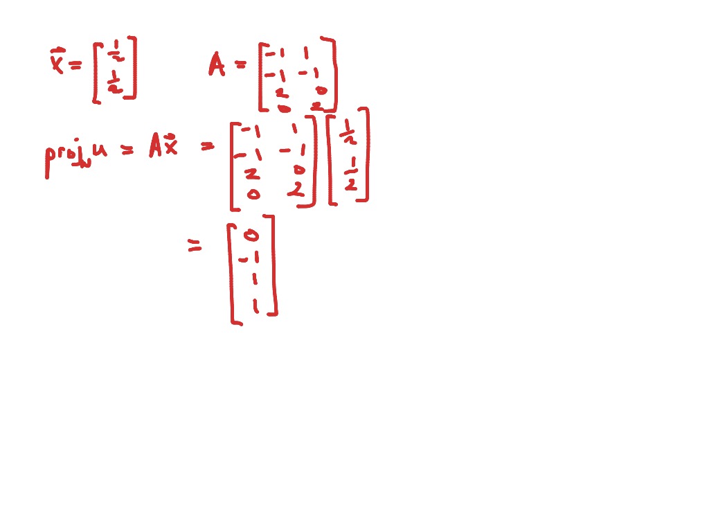 Linear Algebra Sec6.4 Examples | Linear Algebra | ShowMe