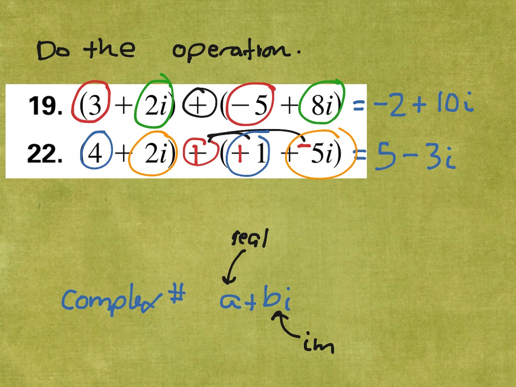 alg2-5-4-complex-numbers-adding-and-subtracting-math-algebra-2-complex-numbers-showme