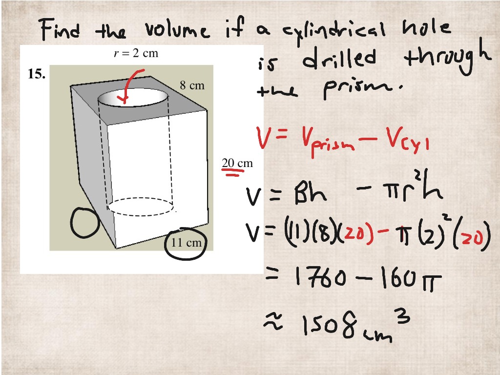 Geometry Practice Test 12.4-7 #15 | Volume, geometry, Solids | ShowMe