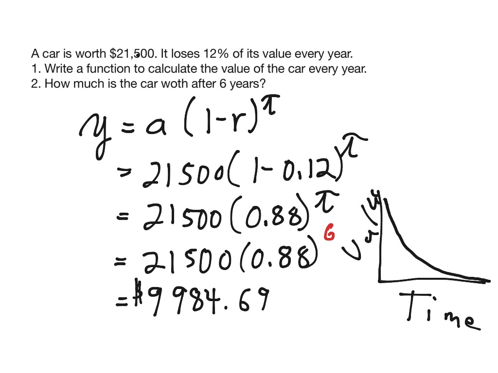 exponential decay problem solving