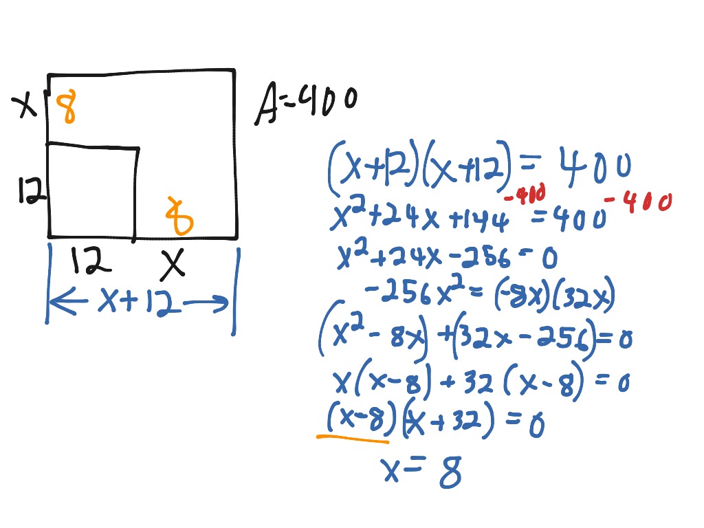 Word Problems With Polynomials Math Algebra Factoring Polynomials 